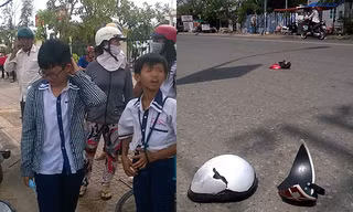 Hành hung học sinh cấp 2 còn dọa đâm chết