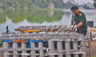 Cận cảnh trận địa pháo hoa trước giờ khai hỏa