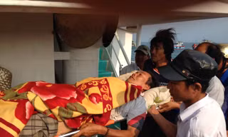 Ngư dân bị nạn.