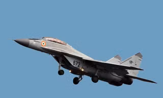 Tiêm kích Mig-29K tối tân của hải quân Ấn Độ.
