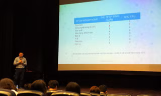 ​Anh Phan Viết Hoàn - sáng lập và chủ tịch hệ sinh thái tuyển dụng My work chia sẻ tại chương trình