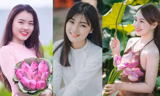 Ngắm nữ sinh xinh đẹp cuộc thi Imiss Thăng Long 2018