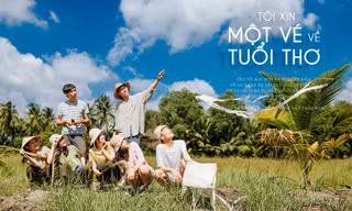 Bộ ảnh 'xin một vé về tuổi thơ' đẹp trong trẻo khiến dân mạng thích thú