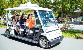 Xe điện chạy thử nghiệm