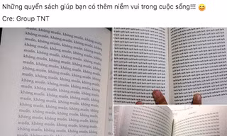 Ngã ngửa những trang sách chỉ một từ 'ha'