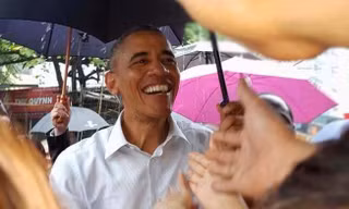 Tổng thống Obama nói gì với chủ quán trà đá Mễ Trì Hạ?
