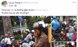 Câu chuyện gặp tỷ phú trên đường gây bão mạng