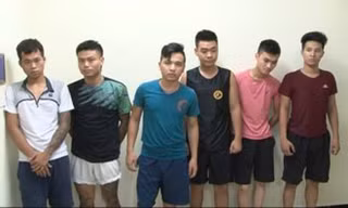Các đối tượng bị bắt giữ trong vụ án.