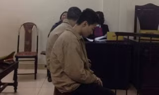 Các bị cáo tại tòa.
