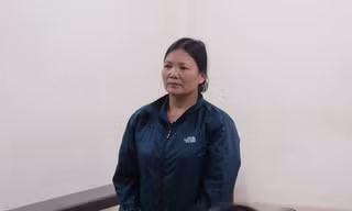 Bà Xuân tại toà phúc thẩm.