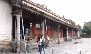 Mặt trước điện Thái Hòa. Ảnh: Ngọc Văn 