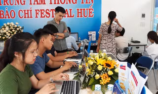 Ra mắt trung tâm báo chí Festival Huế 2018