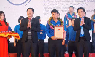 Tuyên dương gương khởi nghiệp tiêu biểu trong thanh niên.