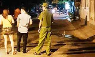 Khu vực xảy ra vụ án mạng (ảnh FB)