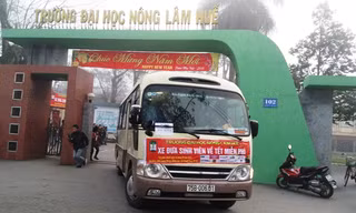Gần 500 sinh viên được đưa đón miễn phí về tận quê xa đón Tết
