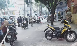 Hiện trường vụ việc.