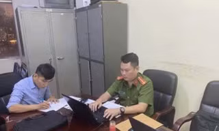 Hồ Thanh Phương tại công an.