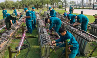 ‘Đột kích’ trận địa pháo hoa mừng Quốc khánh trước giờ khai hỏa ở TPHCM