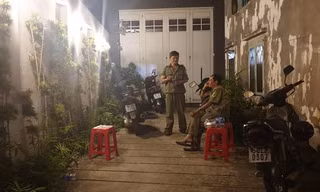 Lực lượng chức năng phong tỏa, khám nghiệm hiện trường vụ hỏa hoạn khiến 2 bé trai tử vong