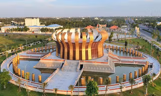 Đền thờ Vua Hùng ở Cần Thơ trước ngày khánh thành