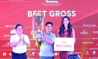 Golfer trẻ Anh Minh giành best gross với kỷ lục mới