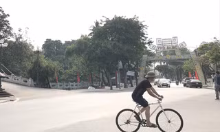 Một góc phố đi bộ Thành cổ Sơn Tây