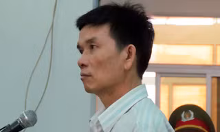 Bị cáo Nguyễn Viết Trương tại phiên tòa