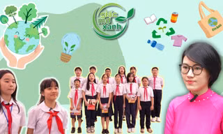 Giấc mơ xanh và những hành động thiết thực cho môi trường của các em học sinh