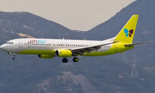 Một chiếc máy bay của hãng hàng không Jin Air