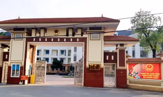 Trụ sở UBND huyện Vĩnh Tường, tỉnh Vĩnh Phúc. Ảnh: Minh châu