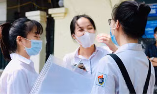 Thí sinh dự thi tốt nghiệp THPT đợt 1. Ảnh: Như Ý