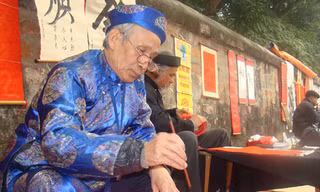 Phố ông Đồ xuân Nhâm Thìn khai hội