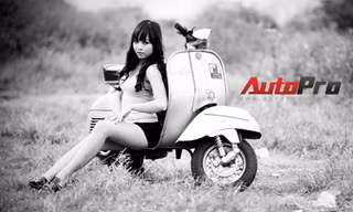 Vespa cổ - 'Người tình' của phái đẹp