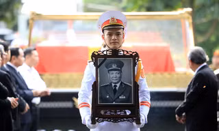 Lễ an táng nguyên Chủ tịch nước Lê Đức Anh 