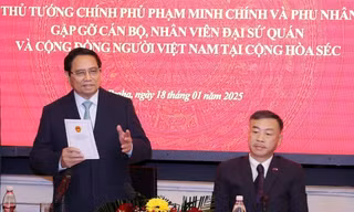  Thủ tướng Phạm Minh Chính và Phu nhân gặp gỡ cộng đồng người Việt Nam tại Cộng hòa Séc