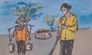 Mẹ, ông chổi và ông Hà Bá… 