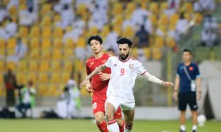 Trận đấu với UAE ở vòng loại thứ 2 cho thấy rõ sự chênh lệch giữa đội tuyển Việt Nam với nhóm đầu châu lục Ảnh: HỮU PHẠM 