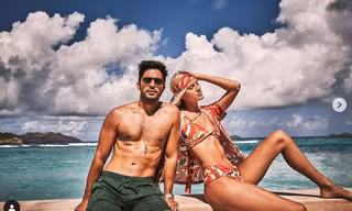 Devon Windsor mặc bikini thả dáng quyến rũ ngất ngây bên chồng
