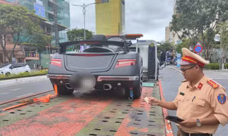 Dàn siêu xe vượt đèn đỏ ở Đà Nẵng bị phạt 167 triệu đồng