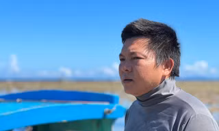 Ngư dân Nguyễn Văn Nở, thuyền trưởng tàu cá QNg 90499 TS.