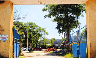 Khu đất 209 Trường Chinh liên quan đến vụ án Phạm Công Danh tại TP Đà Nẵng. Ảnh: Đồng Thanh
