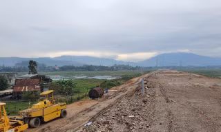 Dự án đường vành phía tây TP Đà Nẵng chậm tiến độ, thanh tra ra nhiều vi phạm. 