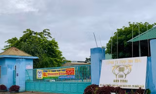 Công ty TNHH Ten Trai (KCN Quảng Phú, TP Quảng Ngãi) nơi vừa phát hiện 14 ca mắc COVID-19.
