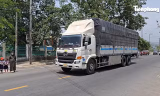 Xử lý xe quá tải đi vào đường cấm sau phản ánh của Tiền Phong
