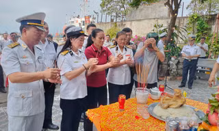 Tưởng niệm, tri ân 64 cán bộ chiến sĩ hy sinh ở đảo Gạc Ma 