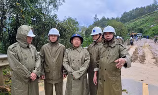 Cận cảnh tìm kiếm kỹ sư mất tích ở tổ máy thủy điện Kà Tinh 1
