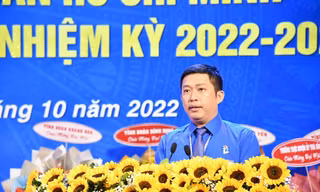 Anh Cao Lê Tùng Nghĩa tái đắc cử Bí thư Tỉnh Đoàn Quảng Ngãi nhiệm kỳ 2022 - 2027
