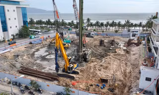 Dự án ven biển Đà Nẵng gây ồn được yêu cầu không thi công sau 22 giờ