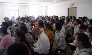 Một phiên tòa liên quan đến tranh chấp bất động sản được TAND TP Đà Nẵng xét xử. 
