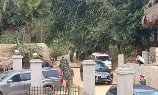 Hiện trường vụ việc.